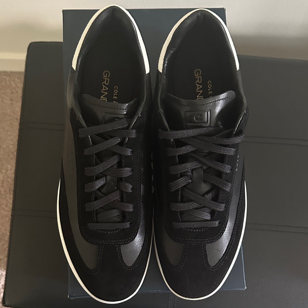 Cole Haan Women’s Black and White Sneakers